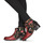 Zapatos Mujer Botas de caña baja Laura Vita ALICE Rojo / Negro