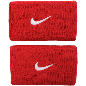 Nike Swoosh Doublewide Wristbands Rojo