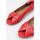 Zapatos Mujer Bailarinas-manoletinas Krack SIDI ALI Rojo