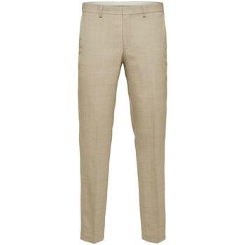 textil Hombre Pantalones Selected 16079927 OASIS-SAND Beige