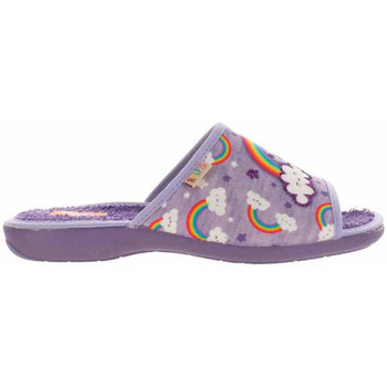 Zapatos Niña Pantuflas Cabrera Zapatilla de casa -8440 para niña color lila Rosa