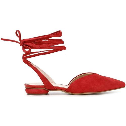 Zapatos Mujer Bailarinas-manoletinas Café Noir C1ED5250 Rojo