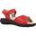 Zapatos Mujer Sandalias Pinoso's 5968P Rojo