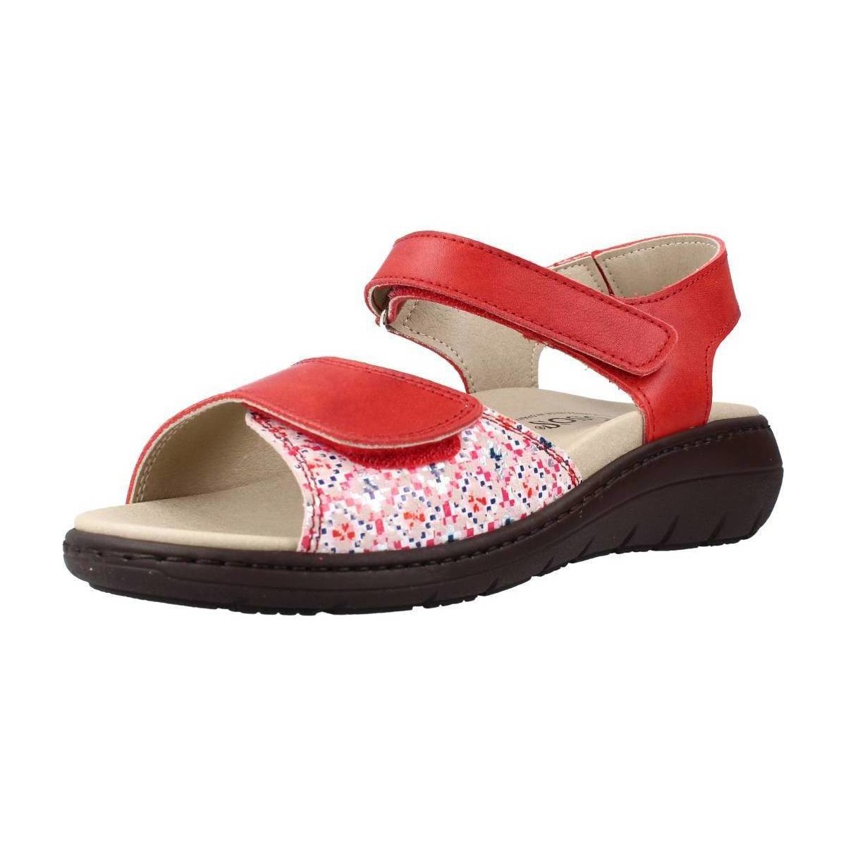 Zapatos Mujer Sandalias Pinoso's 5968P Rojo