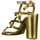Zapatos Mujer Sandalias Valentino  Oro