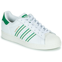Zapatos Zapatillas bajas adidas Originals SUPERSTAR Blanco / Verde