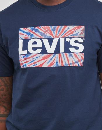 Levi's SS RELAXED FIT TEE Tie-dye / Sw  / Dress / Azul