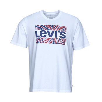 textil Hombre Camisetas manga corta Levi's SS RELAXED FIT TEE Tie-dye / Sw  / Blanco