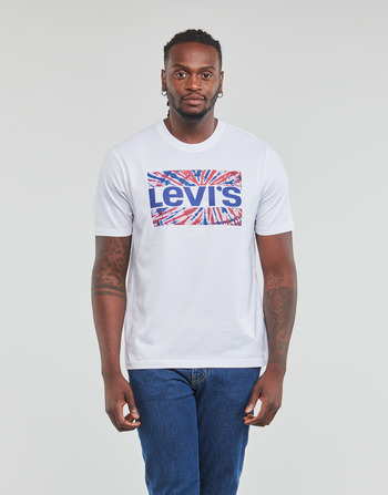 Levi's SS RELAXED FIT TEE Tie-dye / Sw  / Blanco