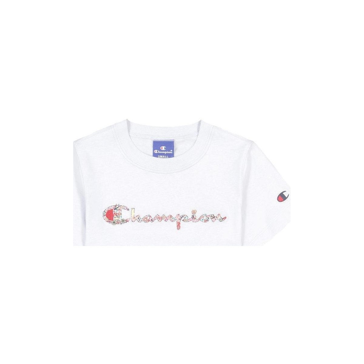 textil Niña Camisetas manga corta Champion 404379 ww001 Blanco