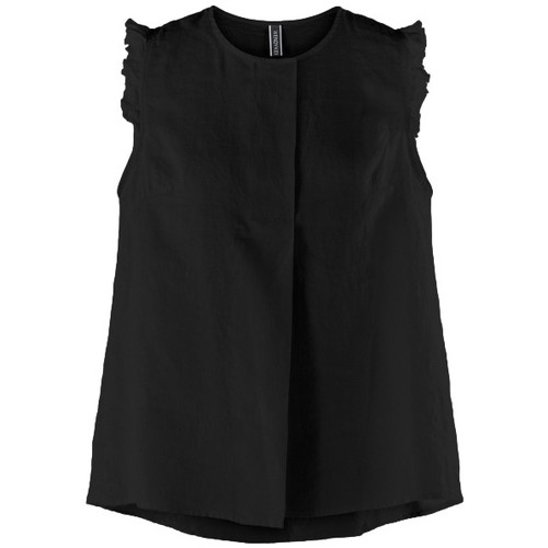 textil Mujer Tops / Blusas Wendy Trendy Top 220732 - Black Negro