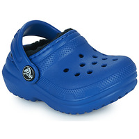 Zapatos Niño Zuecos (Clogs) Crocs Classic Lined Clog T Azul