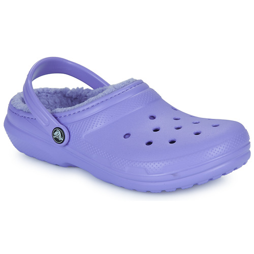 Zapatos Niña Zuecos (Clogs) Crocs Classic Lined Clog K Violeta
