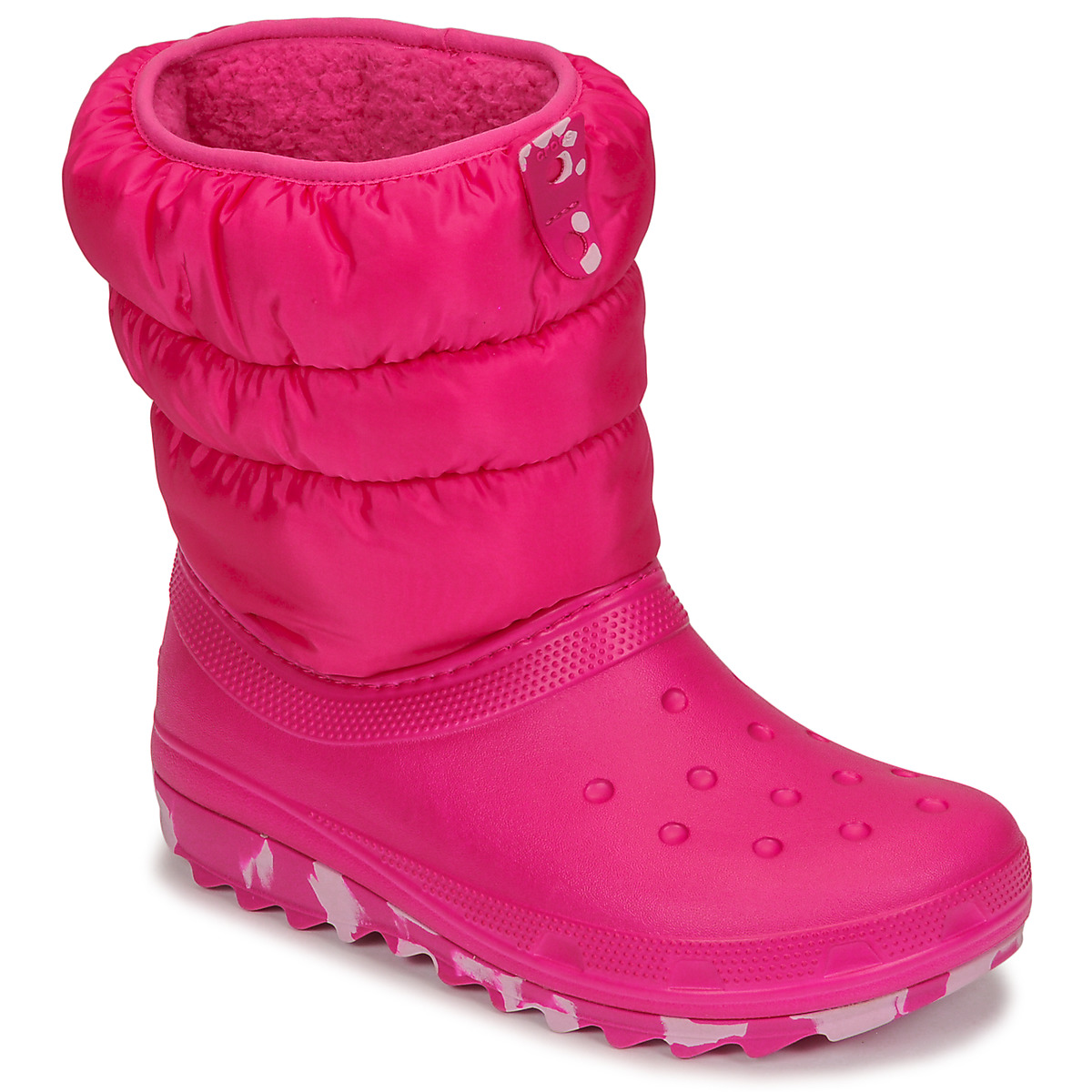 Zapatos Niña Botas de nieve Crocs Classic Neo Puff Boot K Rosa