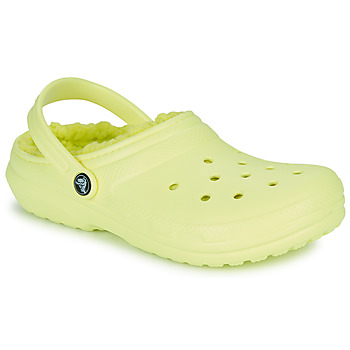 Zapatos Niños Zuecos (Clogs) Crocs Classic Lined Clog K Amarillo