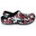 Zapatos Niño Zuecos (Clogs) Crocs Classic Camo Clog K Negro