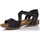 Zapatos Mujer Sandalias Interbios 4483 Negro