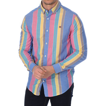 textil Hombre Camisas manga larga Napapijri NP0A4E2V-41C Multicolor
