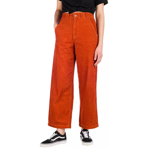 textil Mujer Pantalones fluidos Vans  Naranja