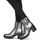 Zapatos Mujer Botines Freelance JUSTY 7 SMALL GERO BUCKLE Plata