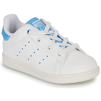 Zapatos Niños Zapatillas bajas adidas Originals STAN SMITH I Blanco / Azul