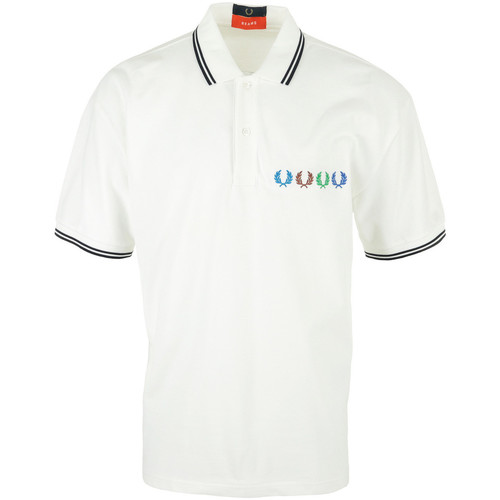 textil Hombre Tops y Camisetas Fred Perry Beams Twin Tipped Polo Shirt Blanco