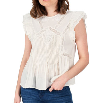 textil Mujer Camisetas manga corta Deeluxe  Blanco