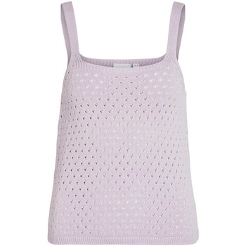 textil Mujer Tops y Camisetas Vila Top Sibile Calado Violeta