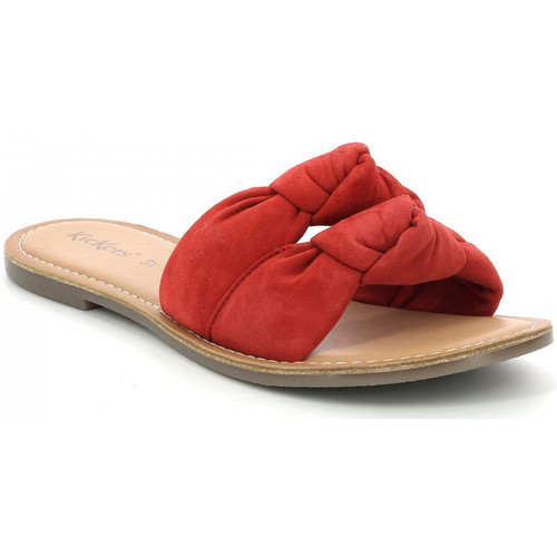 Zapatos Mujer Zuecos (Mules) Kickers Divalto Rojo
