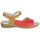 Zapatos Mujer Sandalias Dorking ODA Rojo / Marrón
