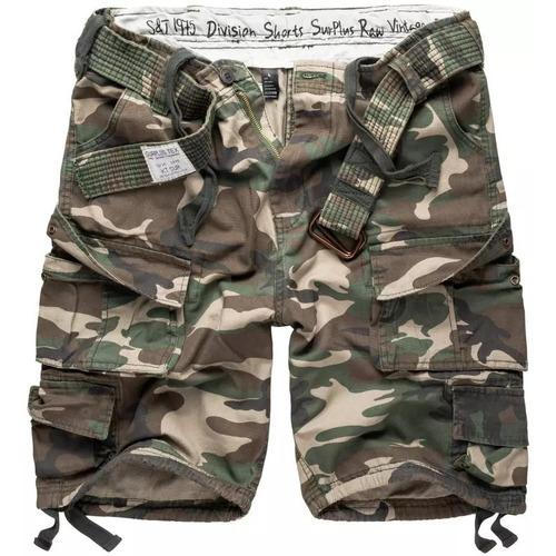 Pantalones cortos cargo de hombre, Pantalones cortos militares