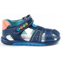 Zapatos Niños Derbie & Richelieu Pablosky Sandalias Stepeasy  009821 Marino Naranja Azul