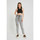 textil Mujer Pantalones Robin-Collection Jeans Rotos Cintura Alta D Gris