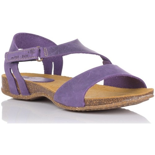 Zapatos Mujer Sandalias Interbios 4483 Violeta