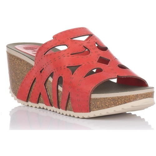 Zapatos Mujer Sandalias Interbios 5712 Rojo