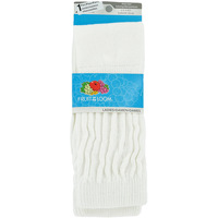 Ropa interior Mujer Calcetines Fruit Of The Loom Pair x1 Socks Blanco
