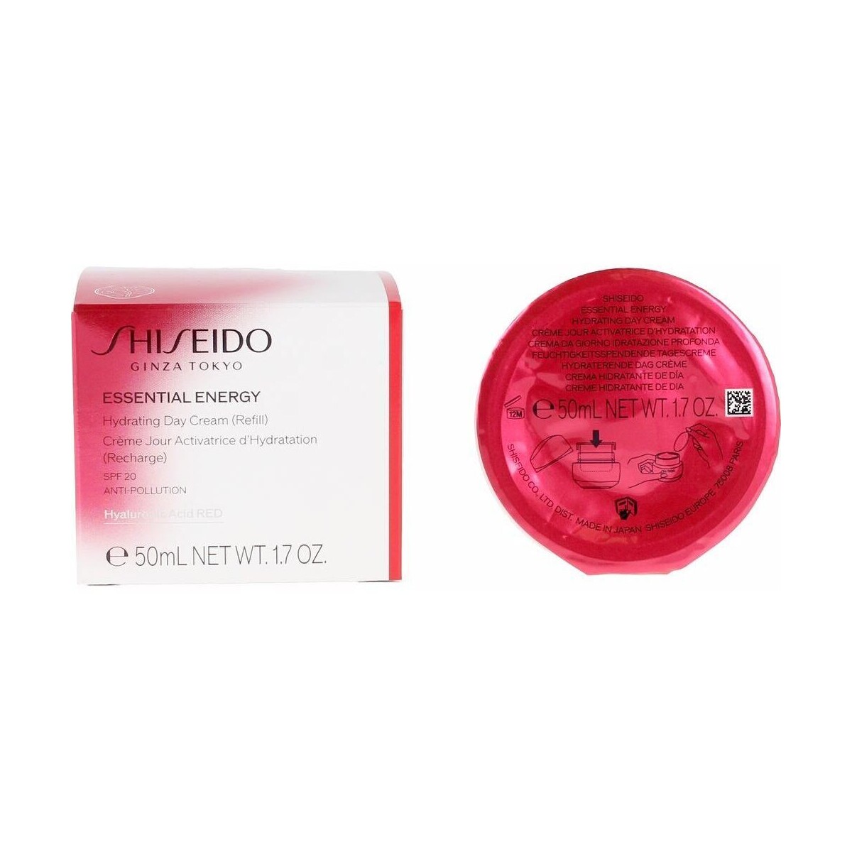 Belleza Hidratantes & nutritivos Shiseido Essential Energy Hydrating Cream Recharge Spf20 
