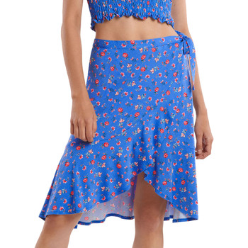 textil Mujer Faldas Lisca Falda de verano Java Azul