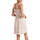 textil Mujer Vestidos Lisca Vestido de verano con tirantes finos Java Blanco