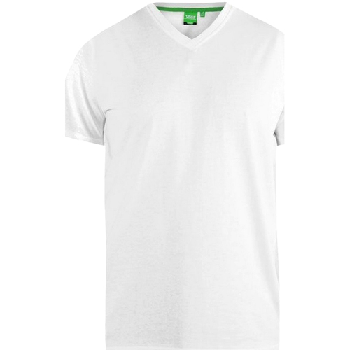 textil Hombre Camisetas manga larga Duke DC144 Blanco