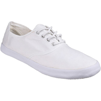 Zapatos Hombre Zapatillas bajas Mirak GB PLIMSOLLS WHITE LARGE Blanco