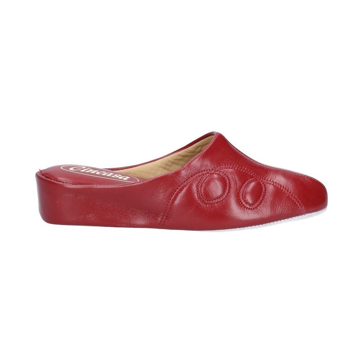 Zapatos Mujer Pantuflas Cincasa Menorca MAHON SLIPPER Rojo