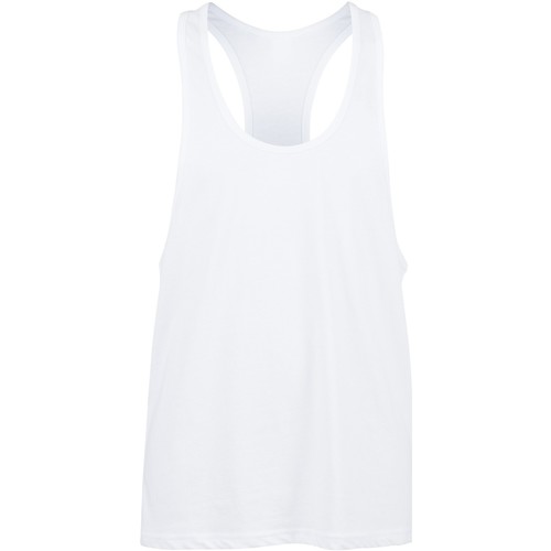 textil Hombre Camisetas sin mangas Skinni Fit SF236 Blanco