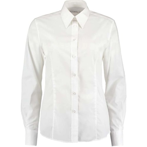 textil Mujer Camisas Kustom Kit KK729 Blanco