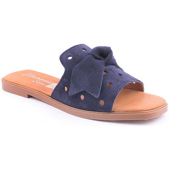 Zapatos Mujer Zuecos (Mules) Bc L Slippers CASUAL Azul