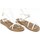Zapatos Mujer Sandalias Chattawak sandales 7-ROCHE Blanc Blanco