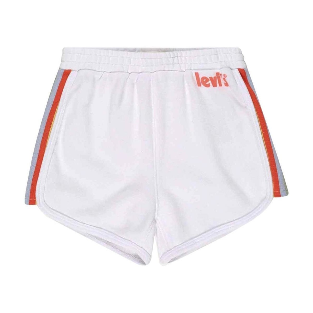 textil Niña Shorts / Bermudas Levi's LVG FRENCH TERRY SHORT Blanco