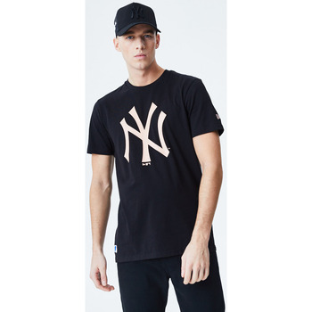 textil Hombre Camisetas manga corta New-Era CAMISETA  NEW YORK YANKEES SEASONAL TEAM Negro