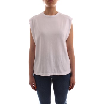 textil Mujer Camisetas sin mangas Roy Rogers P22RND752C7480111 Blanco