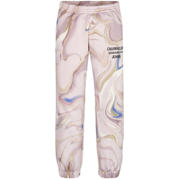 textil Niños Pantalones de chándal Calvin Klein Jeans - Pantalone rosa IG0IG01264-0JV Rosa